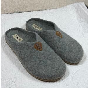 Taos Women Gray Size 10 Wool Slip On Clogs Comfort Indoor Outdoor Shoes Casual
